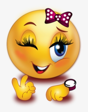 Winking Girl Perfect Timing - Female Sad Face Emoji