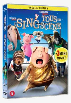 Sing Dvd 3d - Sing Dvd Cover