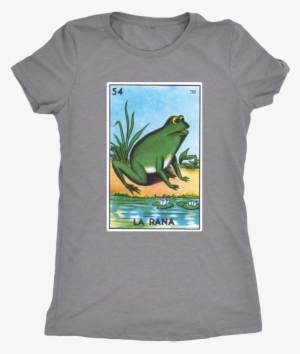 Your Family And Friend - La Rana Card T-shirt Frog Loteria Tarot