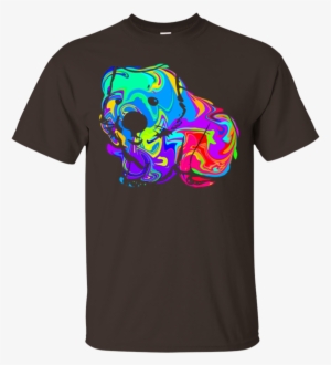 "wombat" Colorful Abstract Animal Graphic T-shirt - Shirt