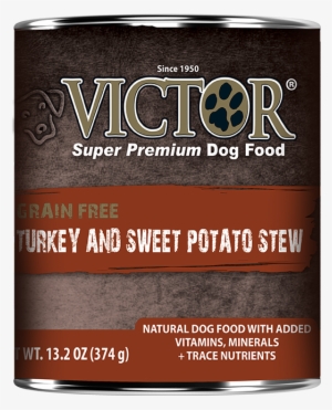 Grain Free Turkey And Sweet Potato Stew Canned Dog - Victor Gf Turkey And Sweet Potato Stew Canned Dog Food