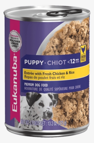 Eukanuba Canned Dog Food Entree With Fresh Chicken - Eukanuba Entree Puppy Chicken And Rice