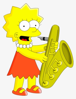 Lisa Simpson Saxophone Png