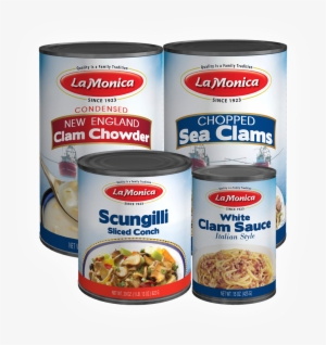 Group Of Food Service Cans - La Monica