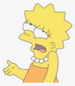 Lisa Simpsons Lisasimpson Cartoons Overlay Tumblr - Lisa Simpson Eh