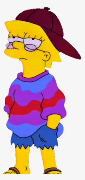 Report Abuse - Lisa Simpson With Glasses