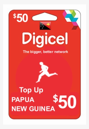 $50 Digicel Papua New Guinea Phone Card