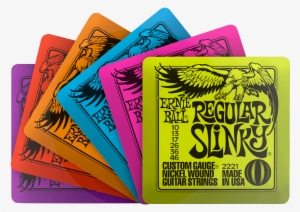 Slinky Coasters 6 Pack - Ernie Ball Regular Slinky Pack