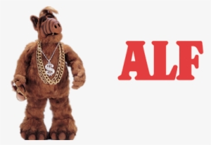Alf Tv Show Image With Logo And Character - Alf 1980