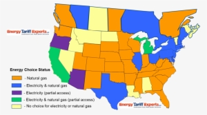 Open States - Deregulated Electricity Markets Map