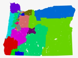 Larger Oregon State Senate Map - Oregon