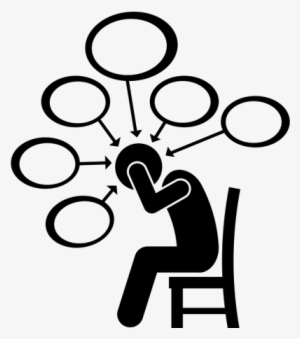 Public Speaking Fears Hypnotherapy Sheffield - Anxiety Clipart Black And White