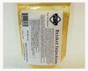 butcher bbq original beef brisket injection 4oz - packaging and labeling
