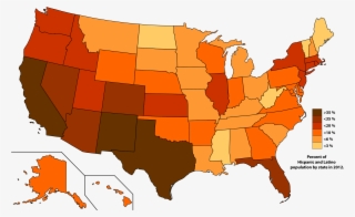 Latino Population By State