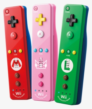 Wii Remote Plus 1 Pcs - Wii Remote Plus Mario Edition For Nintendo Wii - Red