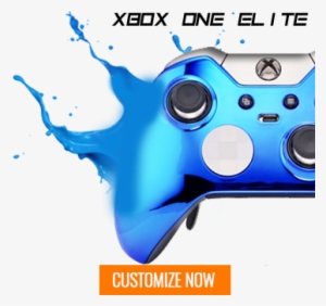 Xbox One Elite Menu - Chrome Blue Xbox One Elite Un-modded Custom Controller