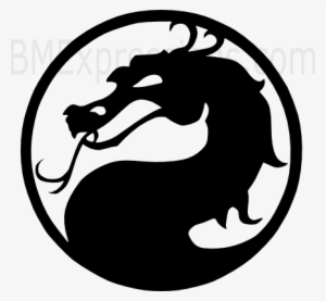 Dragon - Dragon Silhouette In A Circle