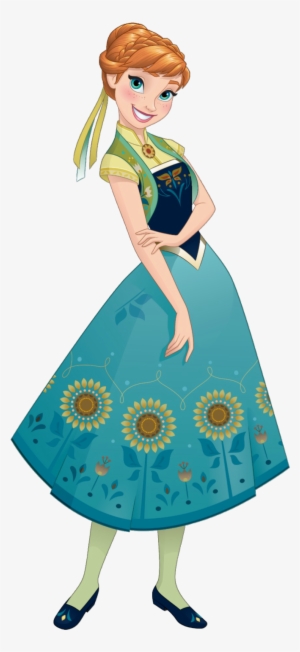 Anna Transparent Cartoon Princess - Anna Frozen Fever