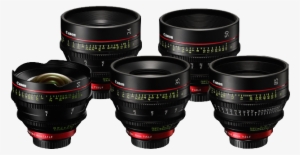 Canon Cinema Prime Ef Mount - 4 Lens Bundle - With