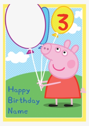 Peppa Pig Personalised Birthday Card Daddy Pig Birthday - Peppa Pig Birthday Greeting