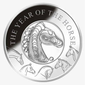 Fiji 2014 1$ Year Of The Horse Filigree Proof Silver - Somalia Elefant 2018 Silber