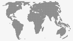 World Dot Map - World Map