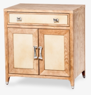 Biscayne West Nightstand Sand - Michael Amini Biscayne West 1 Drawer Nightstand