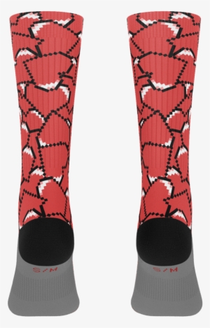 Pixel Heart Socks - Sock