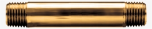 1/4" Brass Pipe Nipple - Brass Pipe Transparent