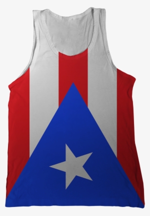 Puerto Rico Flag Tank Top - Clothing