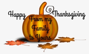 Happy Thanksgiving A Note Of Gratitude By North Carolina - Transparent Animation Pumpkin