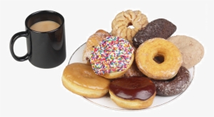Donut Sunday's Are A Great Way To Meet Fellow Parishioners - Coffee And Donuts Png