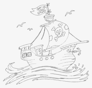 Pirate Ship - Pirate Ship Coloring Pages
