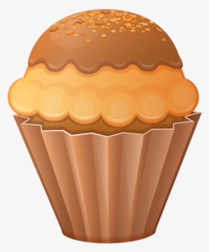 Brown Cupcake Png Clip Art Image - Cupcake Clip Art Brown