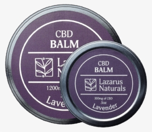 Overlapping Purple Circle Labels For Lavender Cbd Balm - Eye Shadow