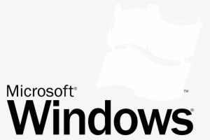 Microsoft Windows Logo Black And White - Windows Xp