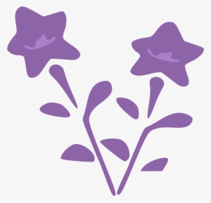 Purple Flowers Vector Clipart Image - Flower Design Purple