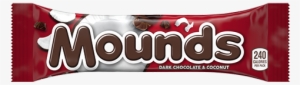 Mounds Dark Chocolate & Coconut Candy Bar - Mounds Candy Bar Clipart