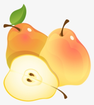Large Painted Pears Png Clipart - Pear