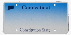 1c7cb3 Connecticut - Blank Ct License Plate