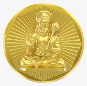 Hanuman Panchdhatu Coin - Gautama Buddha