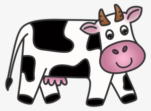 Animated Dairy Cow Clipart - Cow Clipart