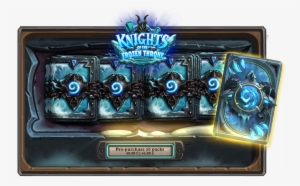 Pre Purchase Hs In Game Ek - Knights Of The Frozen Throne Card Back