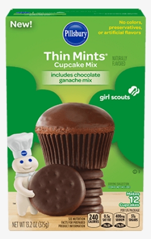 Girl Scouts™ Thin Mints® Cupcake Mix - Pillsbury Thin Mint Cupcakes
