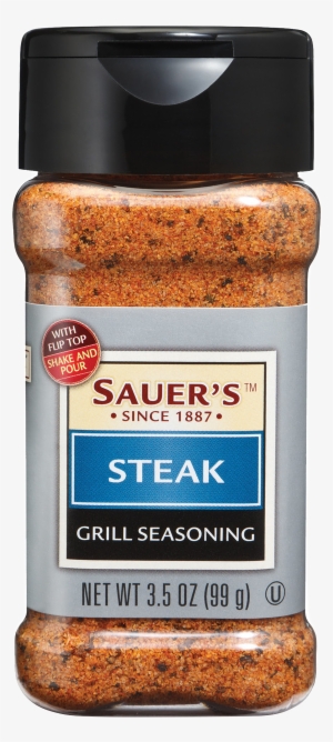 Steak Seasoning Griller - Sauers Garlic Pepper Blend - 2.6 Oz