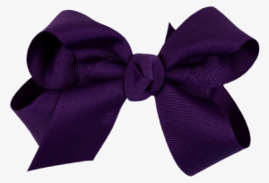 Solid Royal Purple Single Layer Bow - Bow And Arrow