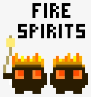 Clash Royale Fire Spirits - Clash Royale Pixel Art