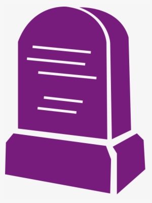 Free Icons Png - Purple Tombstone
