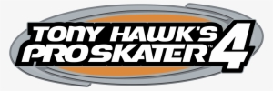 tony hawk pro skater 4 logo png transparent - tony hawk pro skater 4