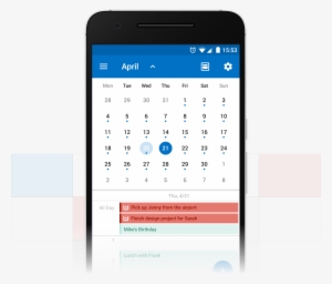 Introducing The Wunderlist Calendar App For Outlook - Create Custom Calendar Android